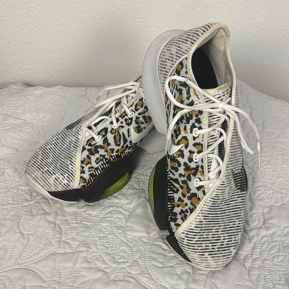 Nike Shoes - Nike Superrep 2 White/Cheetah Print Athletic Shoes Size 9